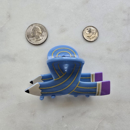 Pencil Hair Claw Clip, teachers gift, back to school gifts, Anti-Slip Teeth