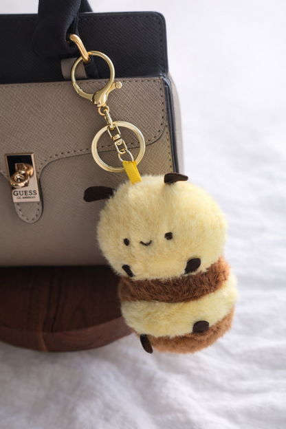 Kawaii Bumblebee Plush Keychain