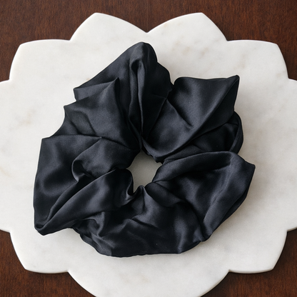 Large Satin Silk Scrunchie Oversized Hair product photo 2 from Rey & Luck Co