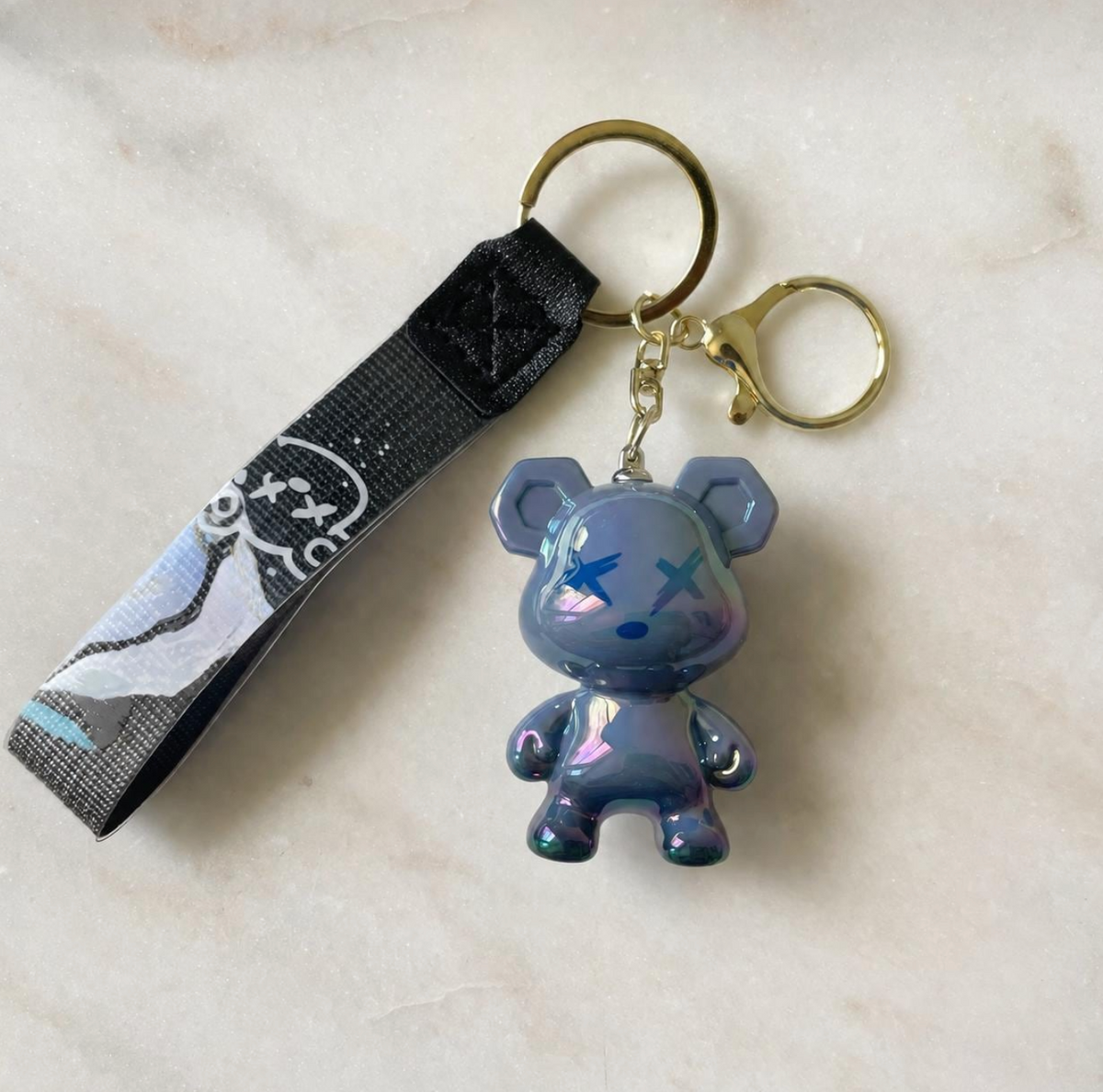 Iridescent Bear Keychain | Bag Charm
