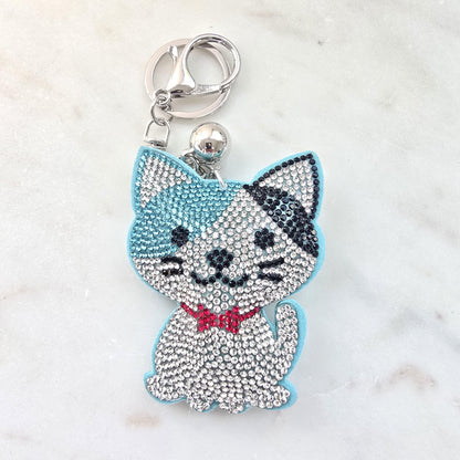 Sparkly cat keychain | bag charm