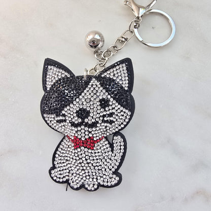 Sparkly cat keychain | bag charm