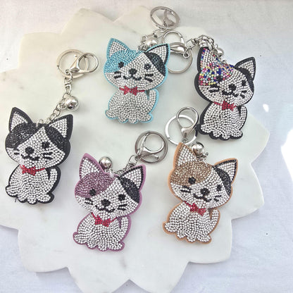 Sparkly cat keychain | bag charm