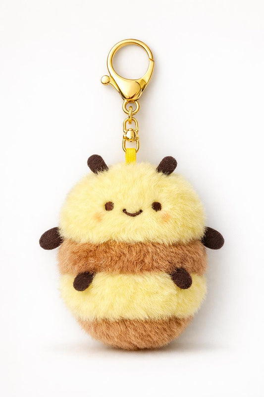 Kawaii Bumblebee Plush Keychain Teen Backpack product photo from Rey & Luck Co