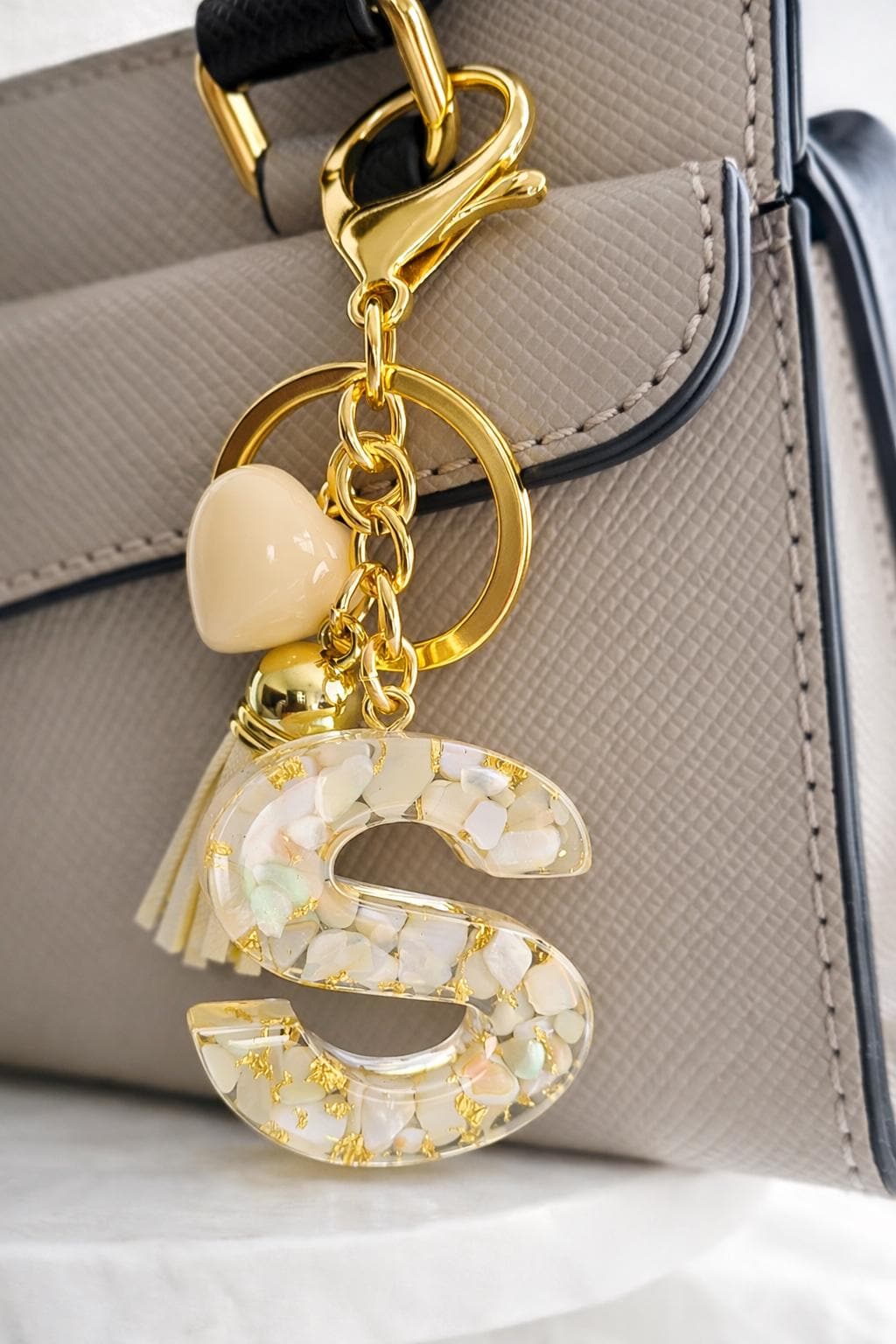 Personalized Initial Letter Keychain Butterfly Bag product photo from Rey & Luck Co