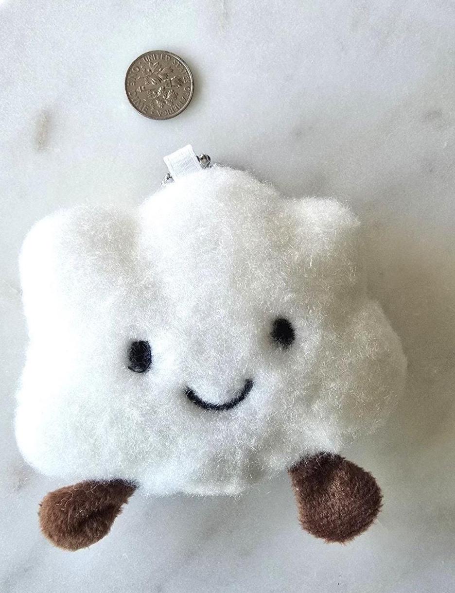 Fluffy Cloud Keychain Kawaii Backpack product photo from Rey & Luck Co