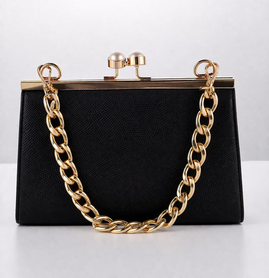 Gold Acrylic Purse Chain Extender Crossbody Bag product photo from Rey & Luck Co